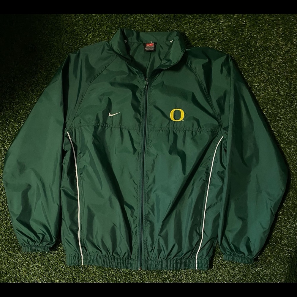 Vintage y2k University of Oregon Ducks Zip Up
